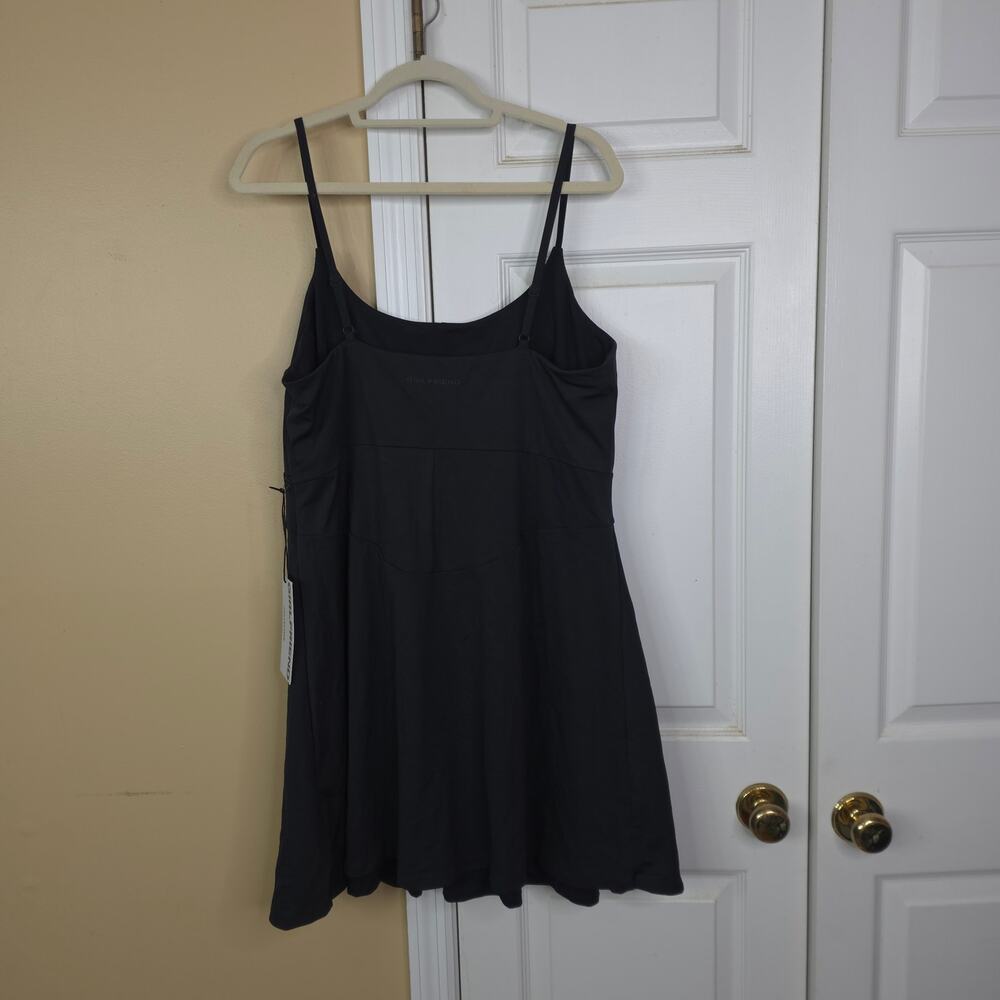 Girlfriend Collective Emery Seamed Dress in Black Size XXXL - Picture 3 of 6